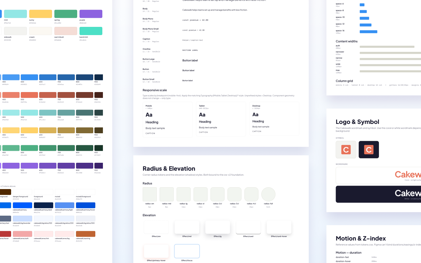 Cakewalk Design System