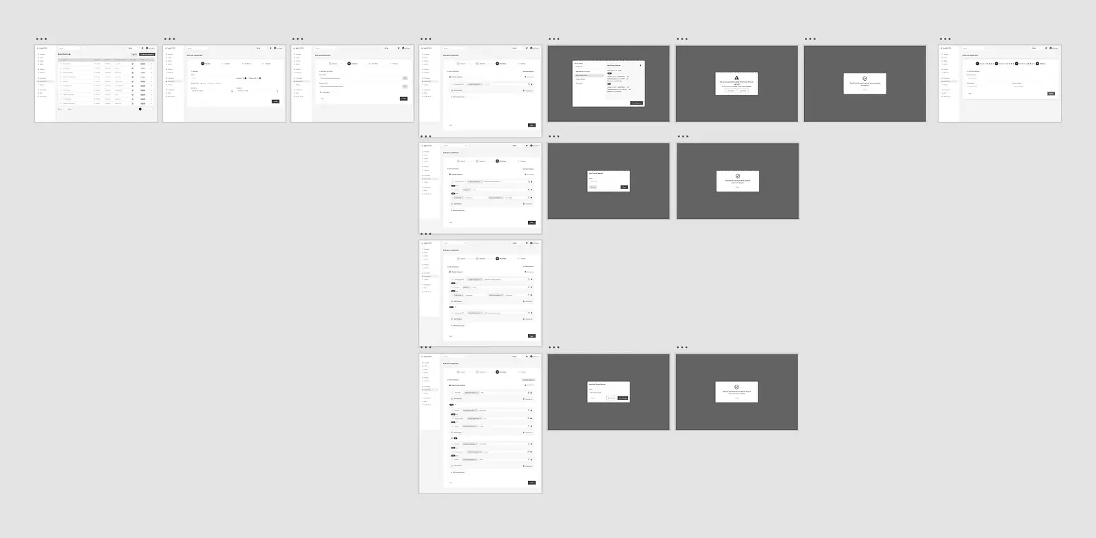Wireframe: experiment overview