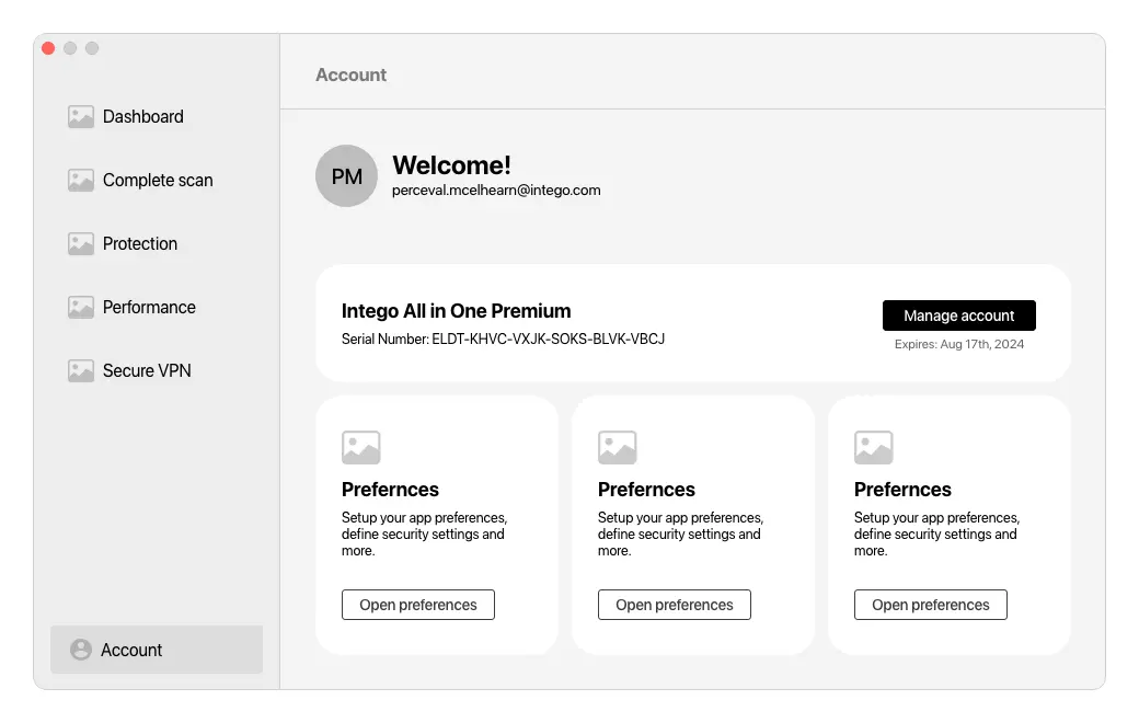 Wireframe: about