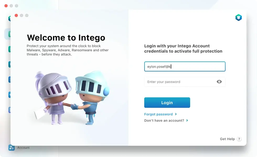 Onboarding & login